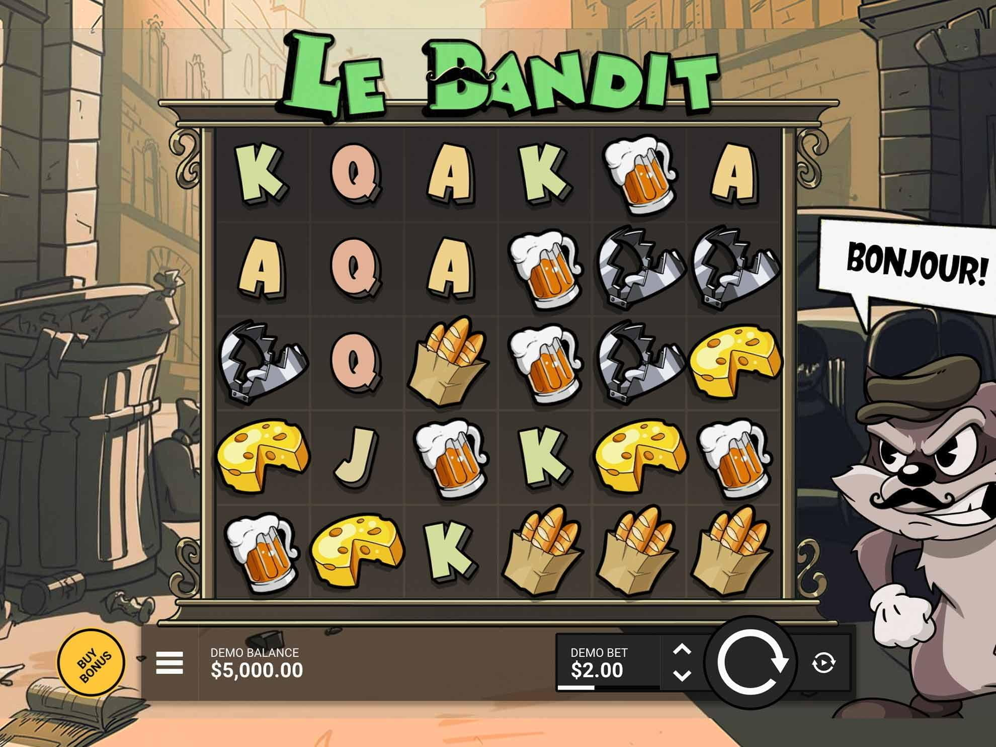 Le Bandit at Bloodyslots Casino